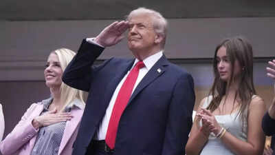 Trump attends the men’s singles final of the US Open tennis championships (AP photo) US Open: Why was Donald Trump booed at finale? Tennis fans annoyed with US President's visit