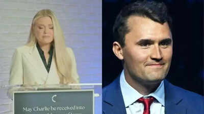 'Laid down his life for me, our nation': Charlie Kirk's wife Erika pays tribute; told 3-year-old 'daddy's on a work trip with Jesus'