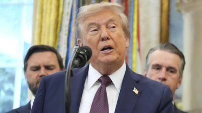 US President Donald Trump 'We welcome them': Trump calls on foreign firms to invest in US; urges bringing expert workers to train Americans