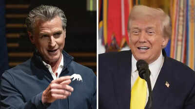 'Something wrong with him': Trump mocks Newsom's hands, governor fires back with meme; internet reacts