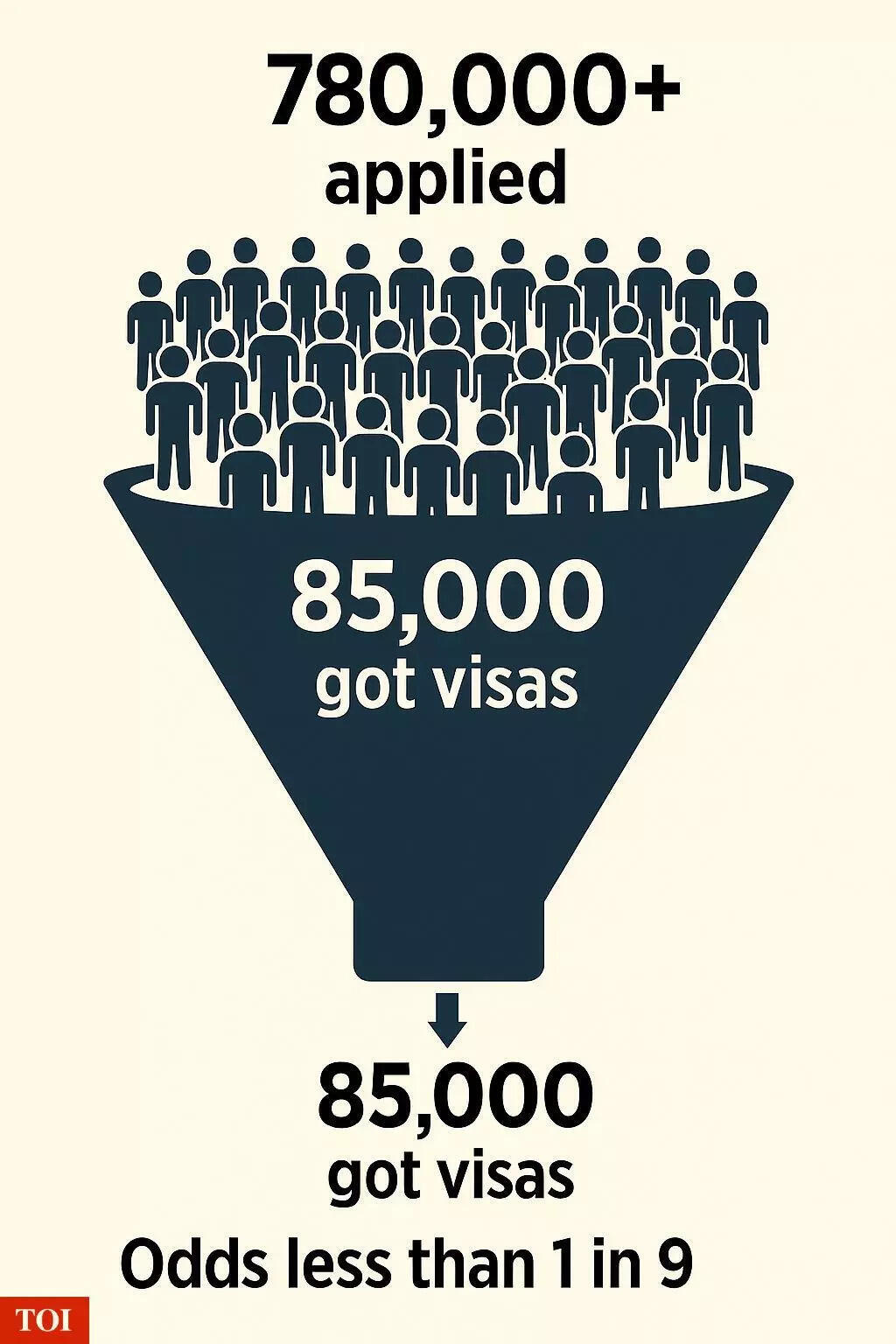 US visa in numbers