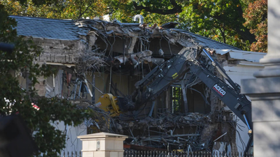 Watch: Bulldozers move in as part of White House razed; Trump set to build grand ballroom