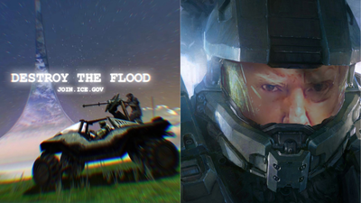 (Source: X/DHS) Row erupts over ICE calling immigrants ‘parasites’ in a video game-style reference: 'Keep your inhumane hands off of Halo'