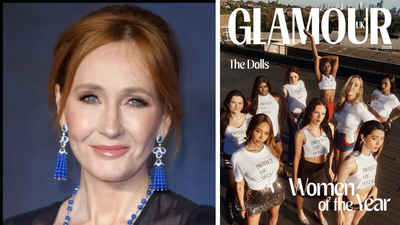 'Telling girls that men are better at being women': JK Rowling fans flames over UK magazine featuring trans models