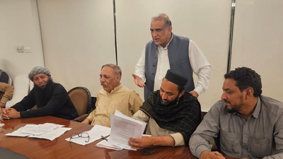 38-point charter signed (Image/X@DrTariqFazal) '38-point charter': Pakistan government reaches agreement with protestors on 25 points; negotiations include infra, trade reforms
