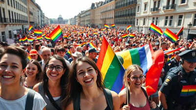 Representative Image (AI-generated) Hungary: Banned Pride march draws thousands