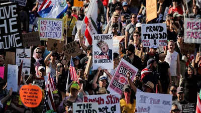 Costumes, drums, and chants: ‘No Kings’ protests sweep US; why are millions marching against Trump?