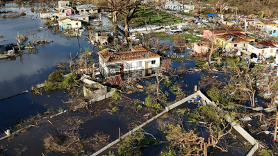 An aerial view of the aftermath of Hurricane Melissa (Image credist: AP) Watch: Hurricane Melissa batters Caribbean; terrifying scenes of destruction emerge