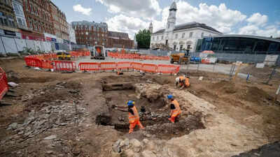 2,000-year-old secrets unearthed under UK marketplace, including medieval prison