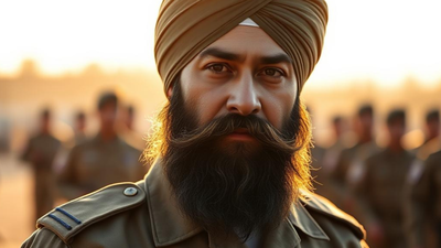 AI generated image for representational purposes ‘Symbol of devotion’: US lawmaker urges Pentagon to reconsider beard-shaving policy for Sikhs; cites religious significance