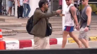 'Fraudulent Gujjus': Major online shaming after Bangkok Police arrests Indian man who was threatening people with pistol-lighter, hurling abuses