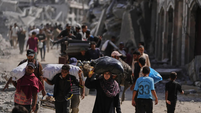 AP file photo Israel-Hamas ceasefire deal: US troops arrive in Tel Aviv to oversee truce; displaced Gazans return home