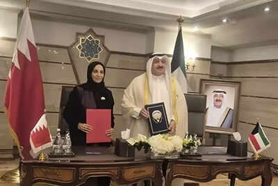 Kuwait and Bahrain sign MoU to enhance healthcare development, training, and expertise exchange, strengthening regional health security. Photo: X, @gdnonline Bahrain-Kuwait agreement to boost medical training and affordable health services for residents
