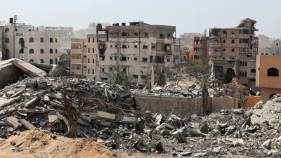 Death toll rises in Gaza after Israeli overnight strikes (Pic credit: AP) Israel-Hamas war: Death toll rises in Gaza after Israeli overnight strikes despite Trump’s call for 'immediate' halt