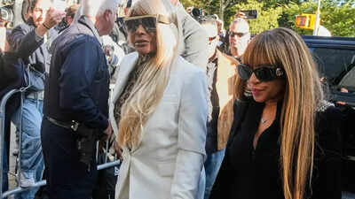 Diddy's mother Janice Combs attends the court as Diddy's sentencing is due today. 'Height of hubris': Prosecutors reveal Diddy already booked for speaking event next week, confident of release from jail