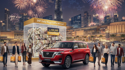 Dubai Shopping Festival 2025 runs December 5–January 11, offering daily Nissan prizes and Dh400,000 grand jackpot/Representative Image Dubai Shopping Festival 2025: How to participate daily and win Nissan cars and Dh400,000 jackpot