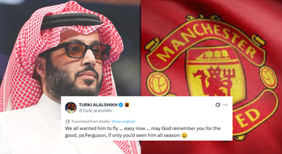 Turki Al‑Sheikh sparks Manchester United takeover buzz / Image Source: Files Saudi GEA Chairman Turki Al‑Sheikh sparks Manchester United buzz with viral beard joke and takeover hints