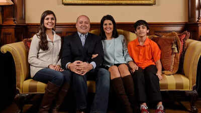 Nikki Haley's son takes down troll who questioned if any child born from a White-Indian relationship ever turned out attractive. Nikki Haley's son shuts down troll shaming him for his Indian looks, posts shirtless photo