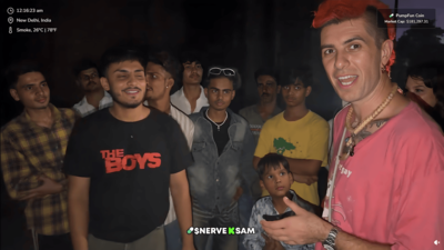 Kick streamer Sam Pepper is facing backlash after injuring a young girl in India during Diwali (Image via @sam/Kick) What did Sam Pepper do? Kick streamer banned for injuring an 8-year-old girl in India with a firecracker