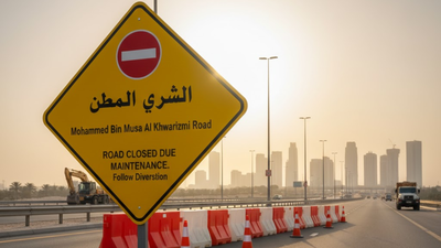 Sharjah: Mohammed Bin Musa Al Khwarizmi road remains closed until October 19