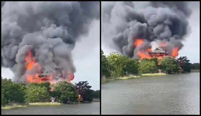 Watch: Fire engulfs South Carolina judge’s beachfront house; video shows towering plumes of smoke
