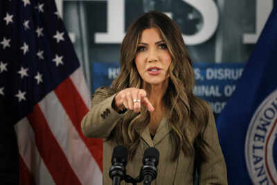Homeland Security Secretary Kristi Noem speaks during a press conference Friday, Oct. 24, 2025, in Minneapolis. (Kerem Yücel//Minnesota Public Radio via AP) ICE shaken, not stirred: Why Donald Trump's deportation math isn’t adding up