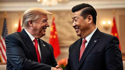 Representative image (AI-generated) 'Will be pleasantly surprised by the actions of President Xi': Trump confirms China visit in April; praises 'great relationship' with Jinping