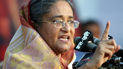 <p>Sheikh Hasina (PTI image) </p>
<p>” decoding=”async” fetchpriority=”high”></p>
</div>
<div>
<p><span title= Bangladesh seize 10kg gold from Hasina's lockers