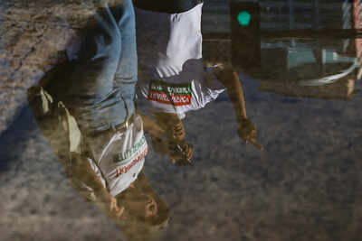 <p>Members of the religious sect Iglesia Ni Cristo (Church of Christ) are reflected on a puddle of water as they participate in a three-day anti-corruption rally at Manila’s Rizal Park, Philippines, Sunday, Nov. 16, 2025. (AP Photo/Mark Cristino)</p>
<p>” decoding=”async”></p>
</div>
<div>
<p><span title= Tens of thousands rally in Manila over corruption scandal that implicates top Philippine officials