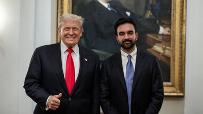In a remarkable twist, the long-anticipated rendezvous between Mayor-elect Zohran Mamdani and President Trump unfolded in an atmosphere filled with unexpected warmth, as noted by body language expert Carole Lieberman. She characterized Mamdani’s demeanor as delightfully enthusiastic, reminiscent of a 'curious puppy', while Trump exercised a subtle dominance over the conversation. ‘Good boy’ Mamdani and Trump ‘in control’: Body language expert decodes White House meeting