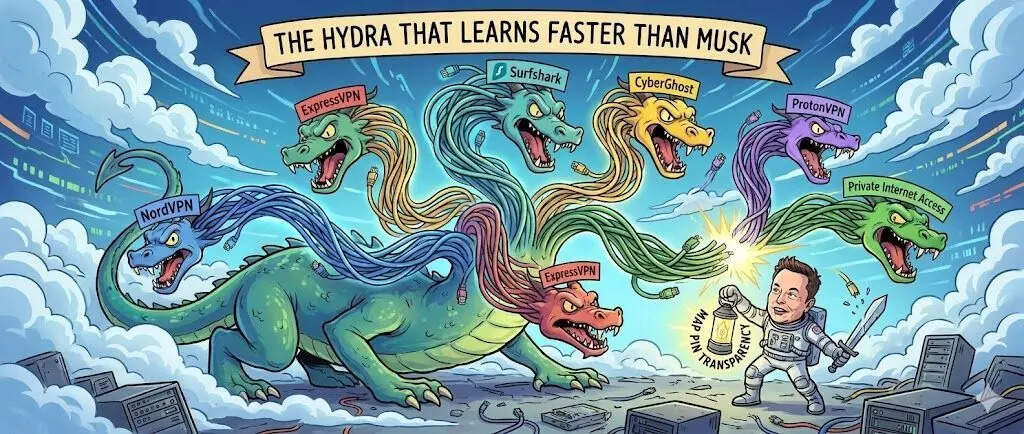 ELON VS hYDRA