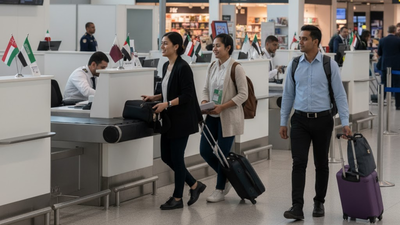 GCC will launch a travel system in December 2025 between UAE and Bahrain for single-checkpoint processing/Representative Image GCC approves one stop travel system to let citizens complete all travel checks at one point