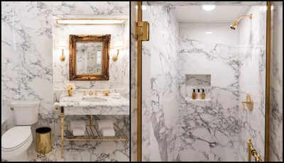 Trump unveils renovated Lincoln Bedroom bathroom; critics call it tone-deaf amid shutdown — in pics