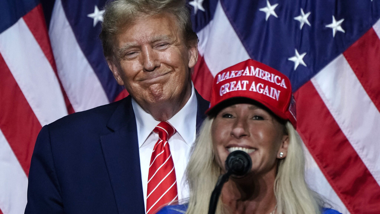 Greene says she forgives Trump but president calls her 'traitor', 'disgrace'. MAGA vs MTG