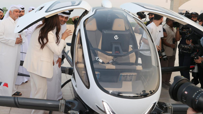 Qatar’s first autonomous eVTOL air taxi takes flight, showcasing the future of smart, sustainable urban mobility/Image: X QNA Qatar conducts successful trial of first autonomous eVTOL urban flight