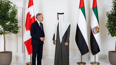 The UAE announced a US$50 billion investment in Canada across energy, AI, logistics, and mining sectors/Image: X UAE announces $50 billion investment framework with Canada to boost strategic sectors