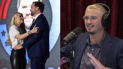 YouTuber Kyle Kulinski sparks backlash after meme on Erika Kirk amid JD Vance viral moment and resurfaced Charlie Kirk photo online
