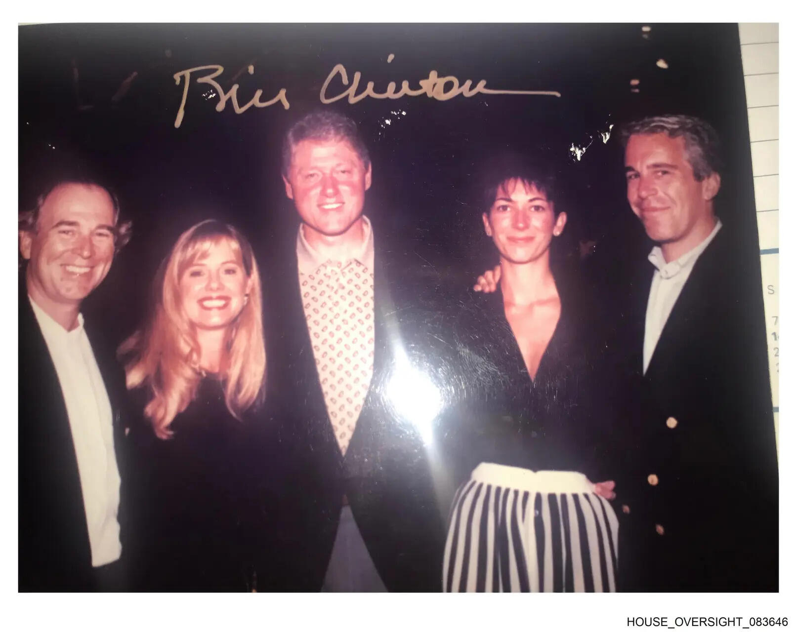 Bill Clinton with Epstein