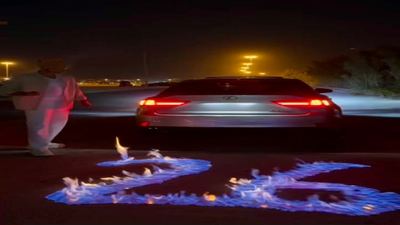 Birthday gone wrong: Young man arrested by Dubai police for setting street on fire