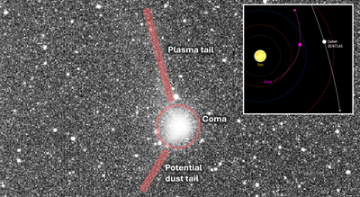 Comet 3I/ATLAS reveals glowing coma, plasma and dust tails from ESA’s Juice mission/ Image: European Space Agency Harvard professor claims 3I/ATLAS emits a ‘heartbeat’-like pulse that could signal alien technology