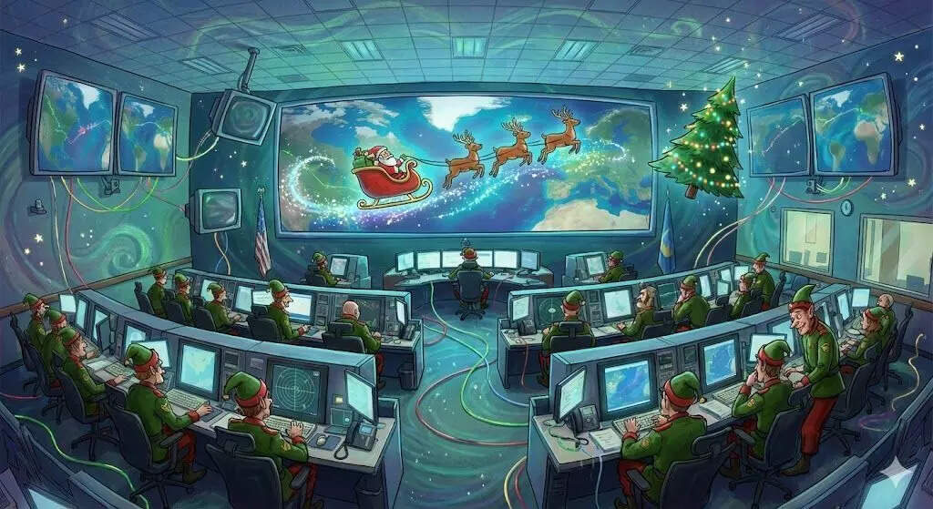 NORAD tracking Santa