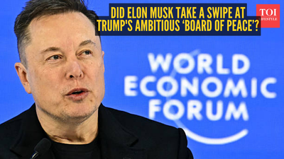 Elon Musk’s offhand joke at Davos about Trump’s “Board of Peace” sparked wider debate after he questioned whether “peace” meant diplomacy or territorial ambition. The remark, framed as wordplay, drew attention to ongoing scepticism around Trump’s foreign policy rhetoric and its global reception. 'Little piece of Greenland': Did Elon Musk just take a dig at Trump's Board of Peace with Hitler parody song?