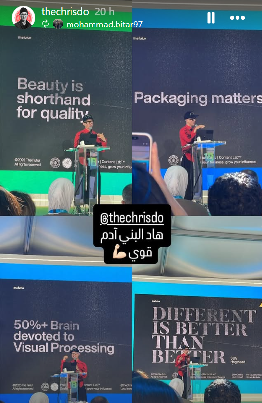 ​Chris Do at Dubai’s Billion Followers Summit​