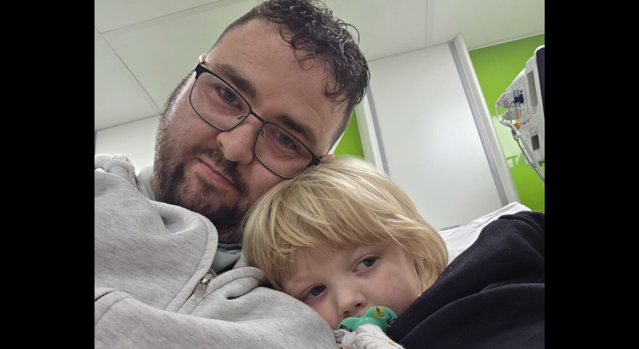 Holly Nayler and her father James. (Pix via James Nayler / SWNS)