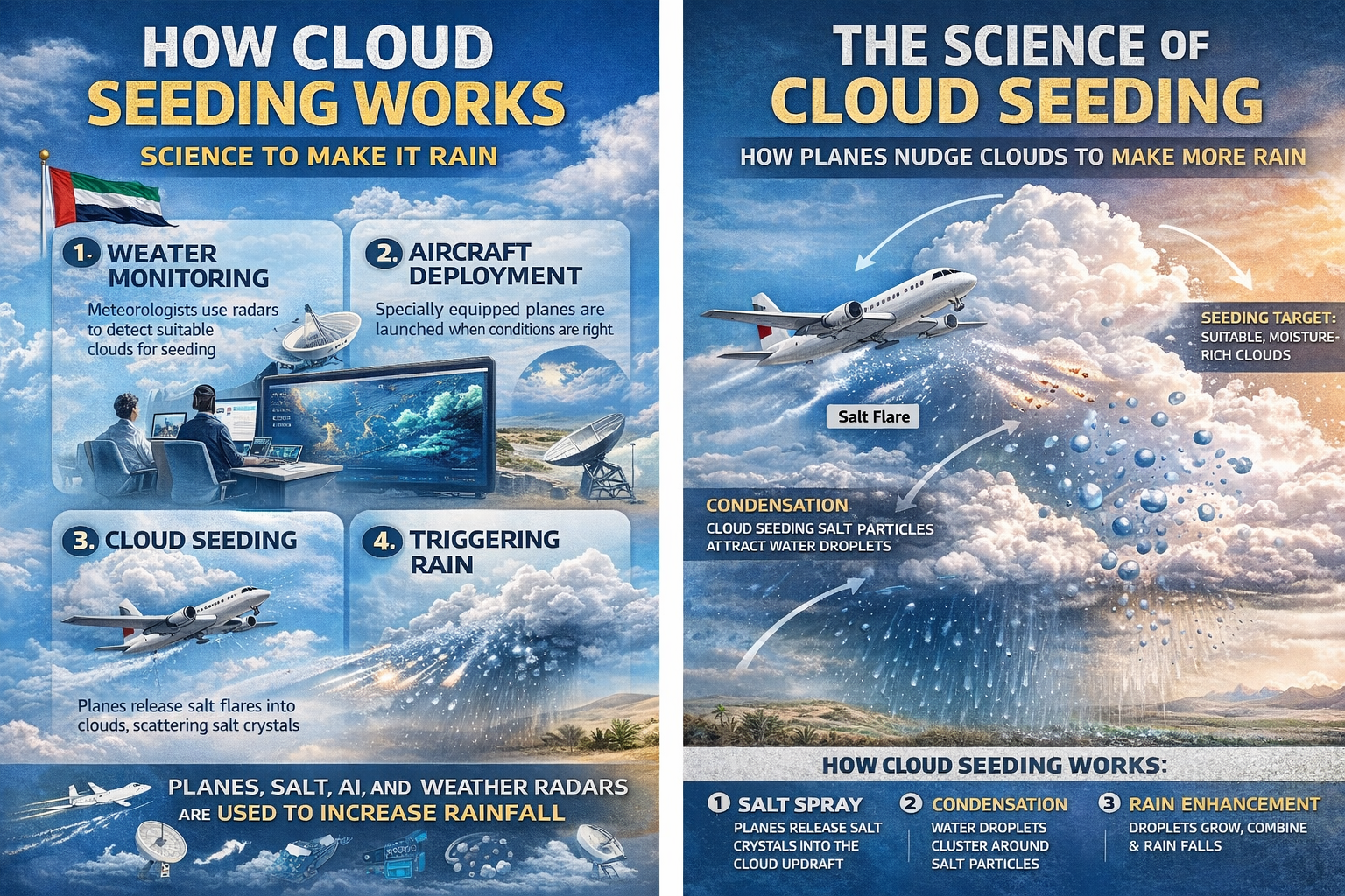 ​How cloud seeding works​