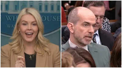 <strong>‘You’re a left-wing hack’: Karoline Leavitt loses cool when reporter asks about fatal ICE shooting that killed Renee Good in Minneapolis</strong>” decoding=”async” fetchpriority=”high”></p>
</div>
<p>White House press secretary Karoline Leavitt lost her cool when a reporter shot her with the question over the fatal ICE shooting of Renee Good in Minneapolis. <span data-pos=