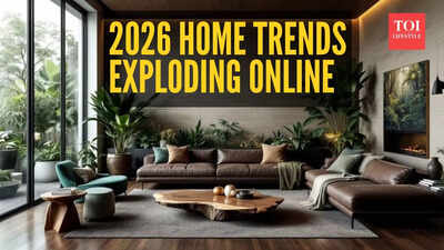 Oversized Wall Art, Brutalist Furniture and Moody Greens: The Home Trends Taking Over 2026 Millennial grey is officially dead: Google searches reveal hottest home decor trends of 2026