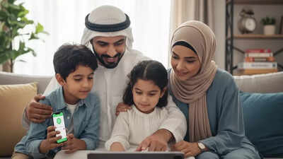 New UAE Law changes how children use the internet / AI Image UAE new child digital safety law puts parents at risk of fines up to AED 1 million