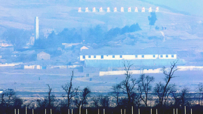 North Korea's Kaepoong village is seen from Ganghwa, South Korea, near the border with North Korea (Picture credit: AP) ‘Unpardonable hysteria’: North Korea accuses South of drone intrusion, warns of consequences; Seoul denies claim