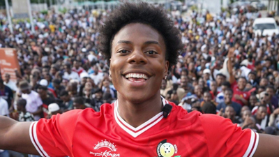 Viral video captures IShowSpeed bodyguards in terrifying close call as moving car squeezes through Senegal street